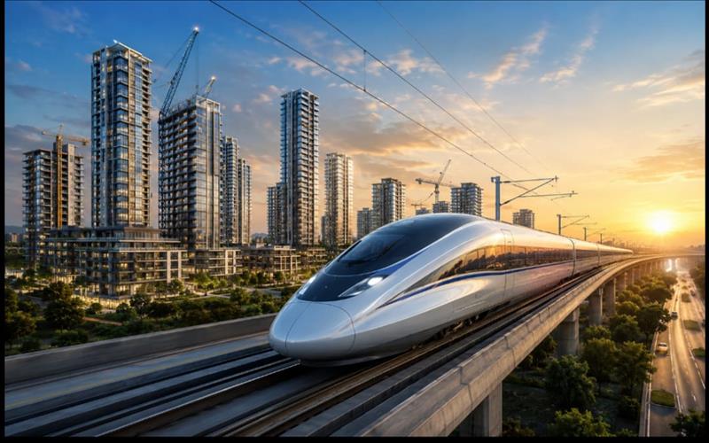 India’s High-Speed Rail Revolution: Why the Bullet Train Could Redefine Real Estate Growth.